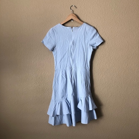 Design Lab by lord & Taylor striped ruffled dress - Picture 4 of 4